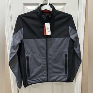 HAWKE & CO Pro series athletic jacket size Medium in graphite Heather NEW